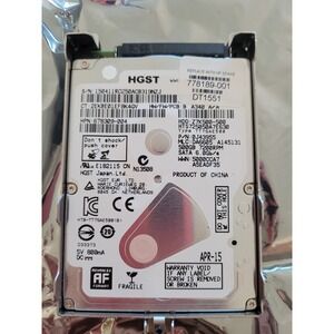HGST 500GB SATA 6.0Gb/s 7200RPM 2.5in HDD Hard Drive HTS725050A7E630 0J43955